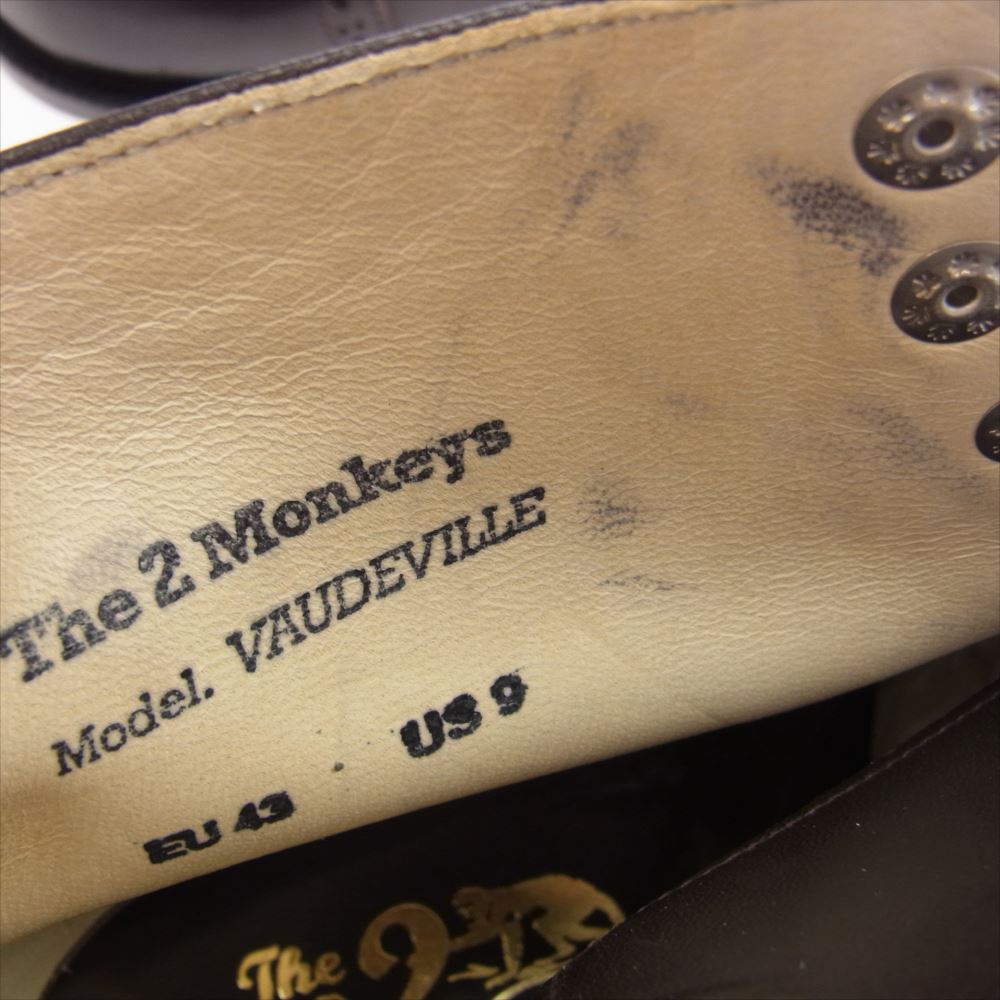 JELADO ジェラード The 2 Monkeys SPORTIF ザ トゥーモンキーズ VAUDEVILLE ヴォードビル  ブーツ ブラウン系 US9【新古品】【未使用】【中古】
