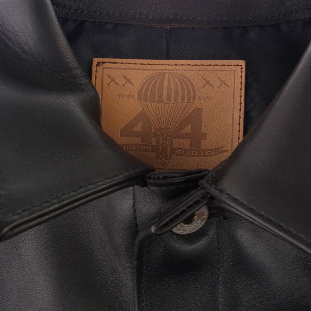 JELADO ジェラード JP94409 44 Leather Jacket ホースハイド 44 レザー ジャケット ブラック系 L【新古品】【未使用】【中古】