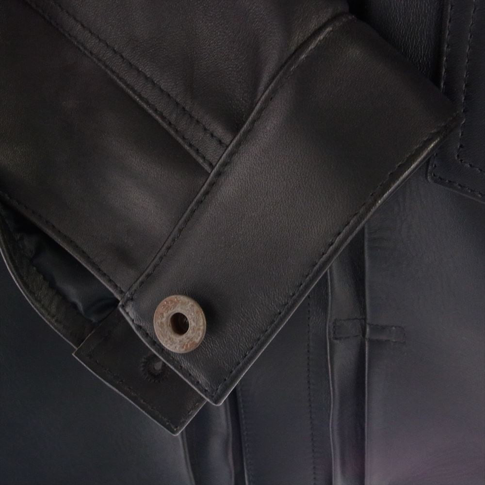 JELADO ジェラード JP94409 44 Leather Jacket ホースハイド 44 レザー ジャケット ブラック系 L【新古品】【未使用】【中古】