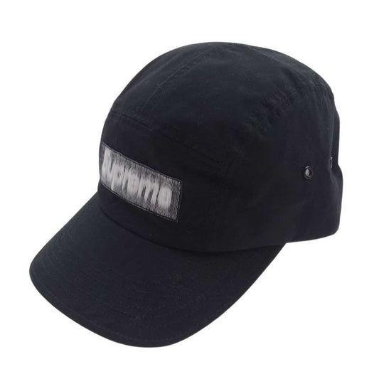 Supreme シュプリーム 21SS Reversed Label Camp Cap リバース ラベル キャンプ キャップ ブラック系【美品】【中古】