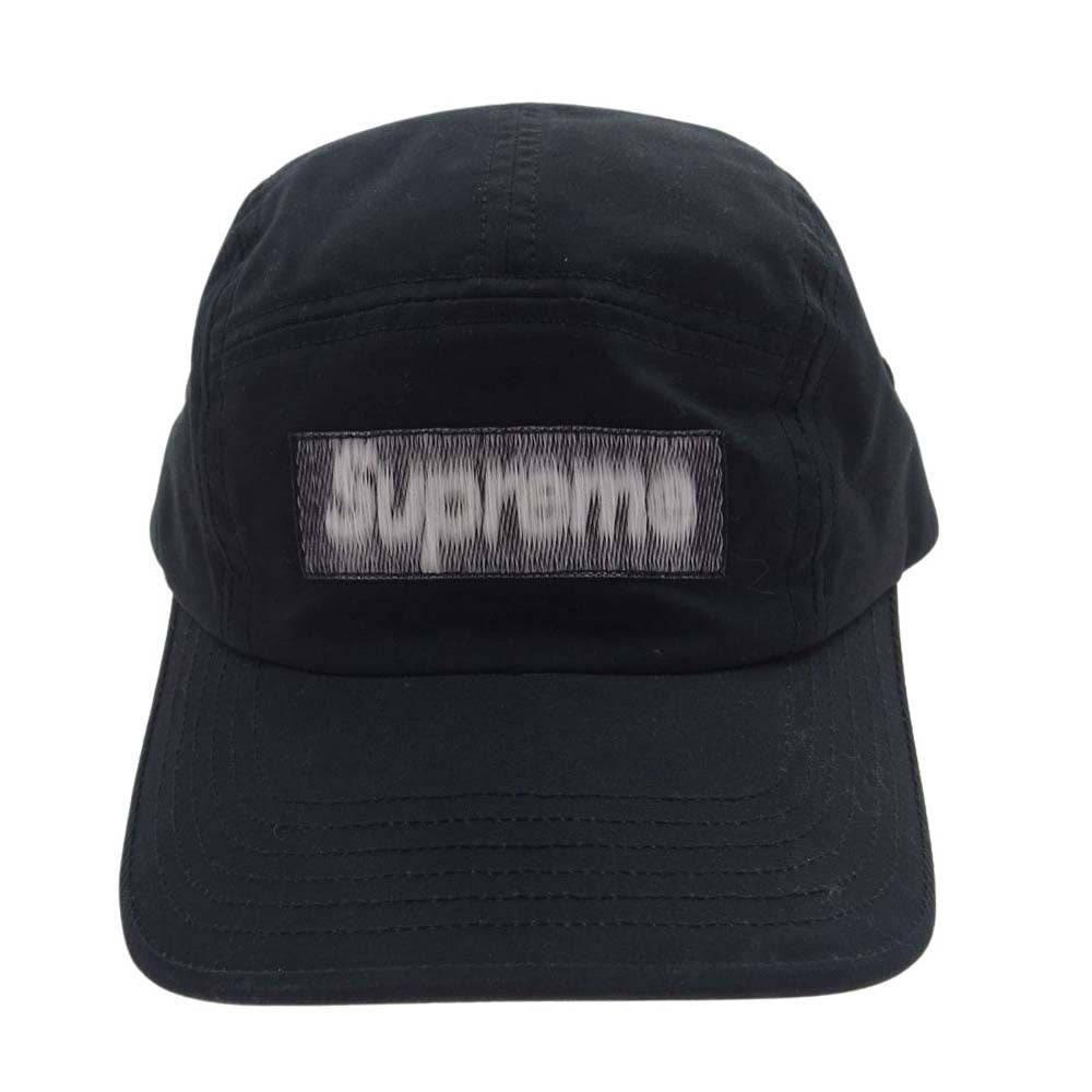 Supreme シュプリーム 21SS Reversed Label Camp Cap リバース ラベル キャンプ キャップ ブラック系【美品】【中古】