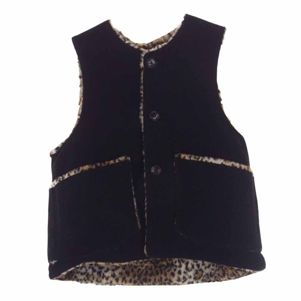 Engineered Garments エンジニアードガーメンツ フリークスストア別注 Reversible Over Vest リバーシブル オーバー ベスト ベージュ系 ブラック系【中古】