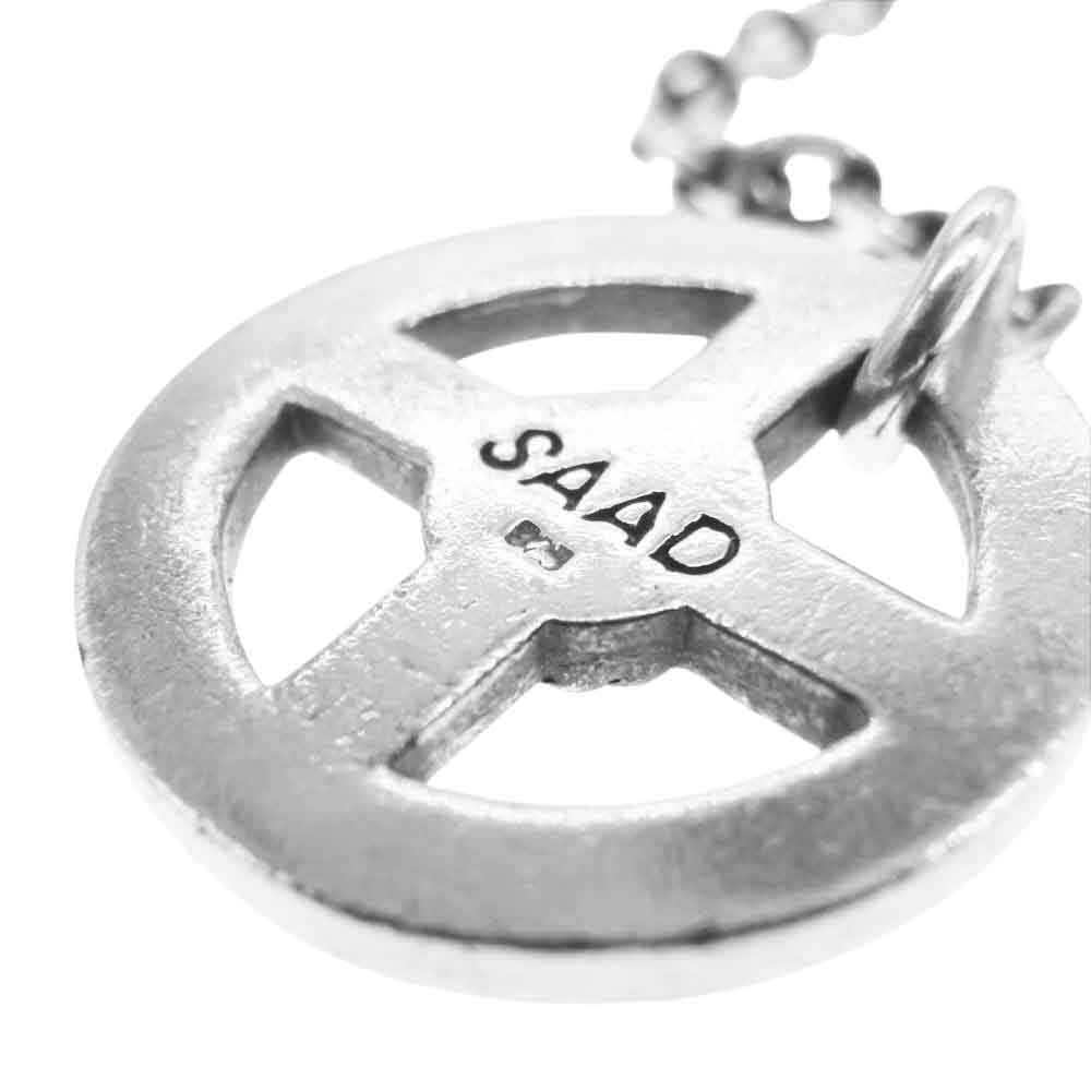 SAAD サード ホイール付き フック チェーン ネックレス シルバー系【中古】