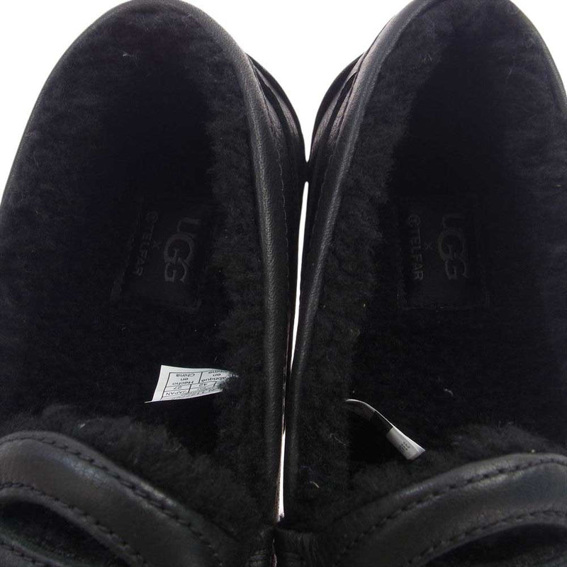 UGG アグ 1127799 × Telfar Logo Loafer テルファー ロゴ ローファー ドライビング シューズ ブラック系 27cm【中古】