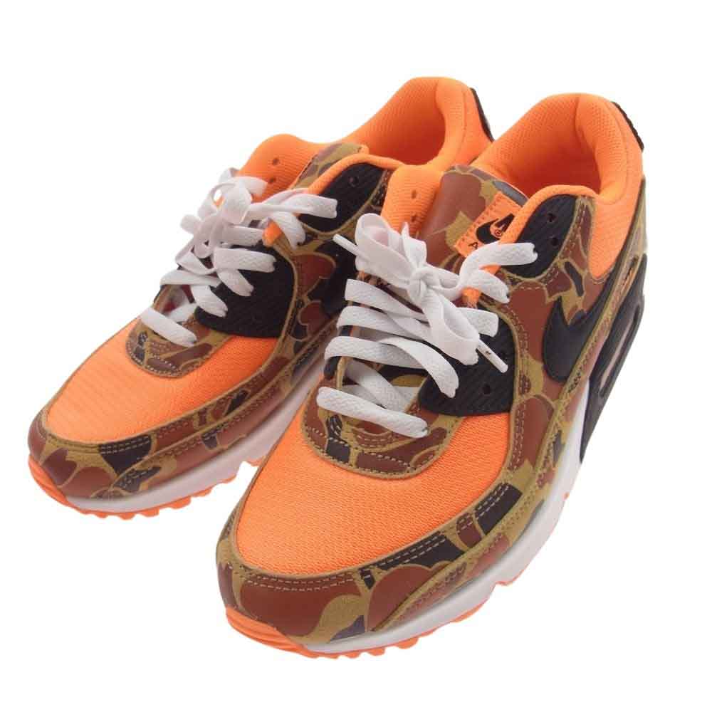 NIKE ナイキ CW4039-800 Air Max 90 Orange Camo エアマックス90 オレンジカモ スニーカー オレンジ系 ブラウン系 27.5cm【中古】