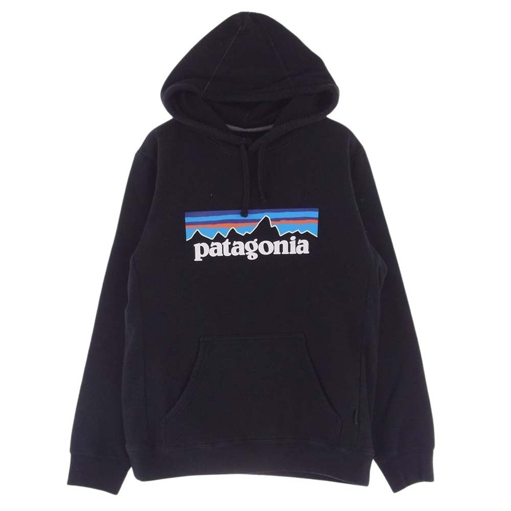 patagonia パタゴニア 39622FA21 P-6 ロゴ アップライザル フーディ プルオーバー パーカー ブラック系【中古】