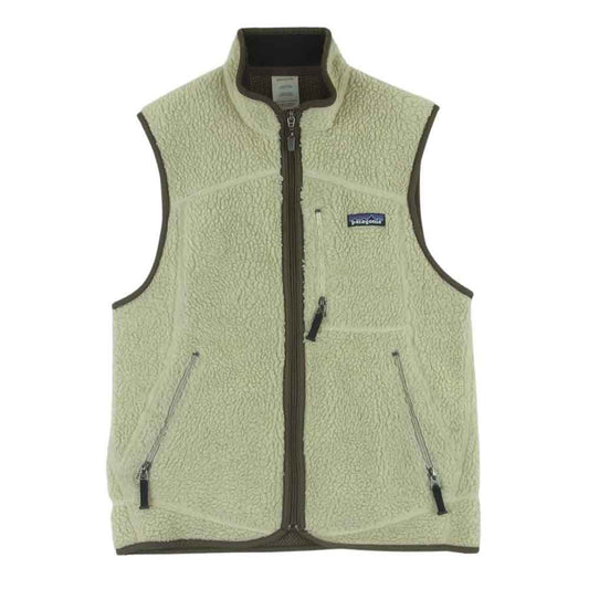 patagonia パタゴニア 07AW 23045 Classic Retro-X Vest クラシック レトロX フリースベスト オフホワイト系 XS【中古】