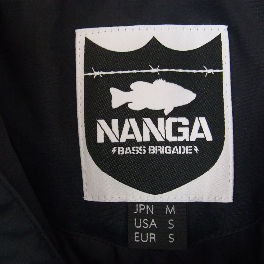 NANGA ナンガ NBAJ04 SS1204 BASS BRIGADE AURORA STAND COLLAR DOWN JACKET バスブリゲード オーロラ スタンドカラー ダウンジャケット ブラック系 M【中古】