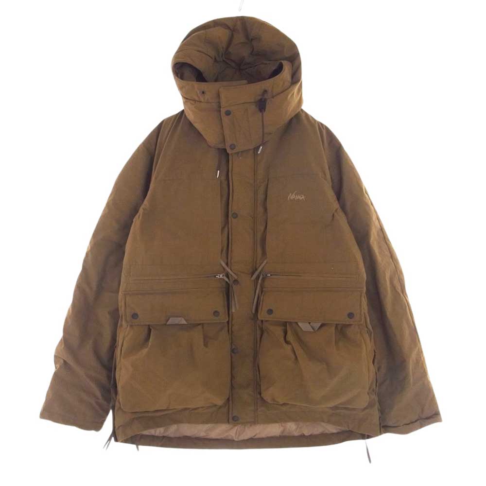 NANGA ナンガ ND2241-1A018 TAKIBI DOWN JACKET 焚き火 タキビ ダウンジャケット ブラウン系 L【中古】