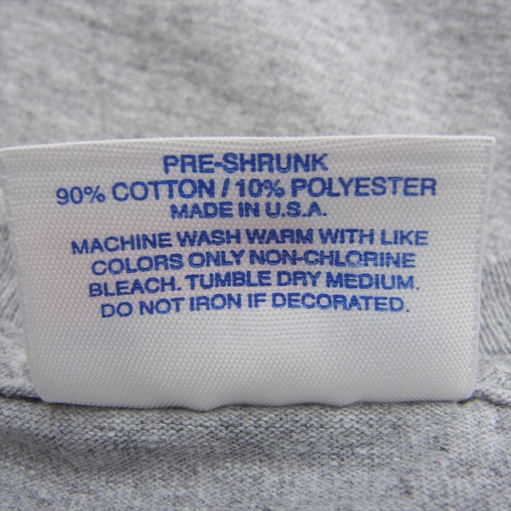Supreme シュプリーム 14SS × COMME des GARCONS SHIRT コムデギャルソン Harold Hunter ハロルドハンター USA製 フォトプリ スケート 半袖 Tシャツ グレー系 L【中古】