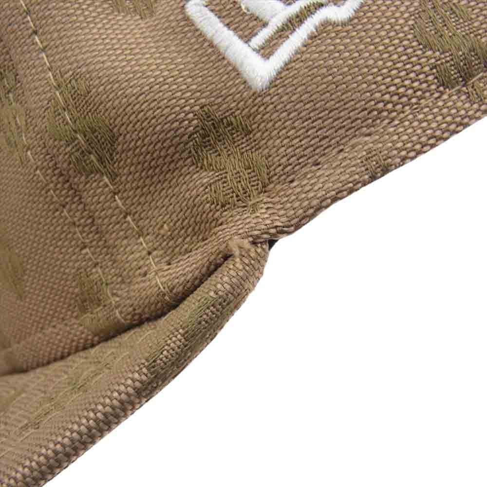 Supreme シュプリーム 18SS × New Era Monogram Box Logo ニューエラ モノグラムボックスロゴ ドルパターン ベースボールキャップ ベージュ系 60.6cm【中古】