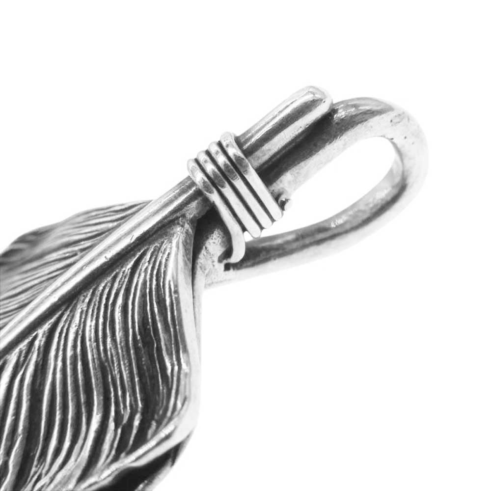 SAAD サード P-421-S-L ハートフェザー ペンダントトップ 63ｍｍ×17mm シルバー系【中古】