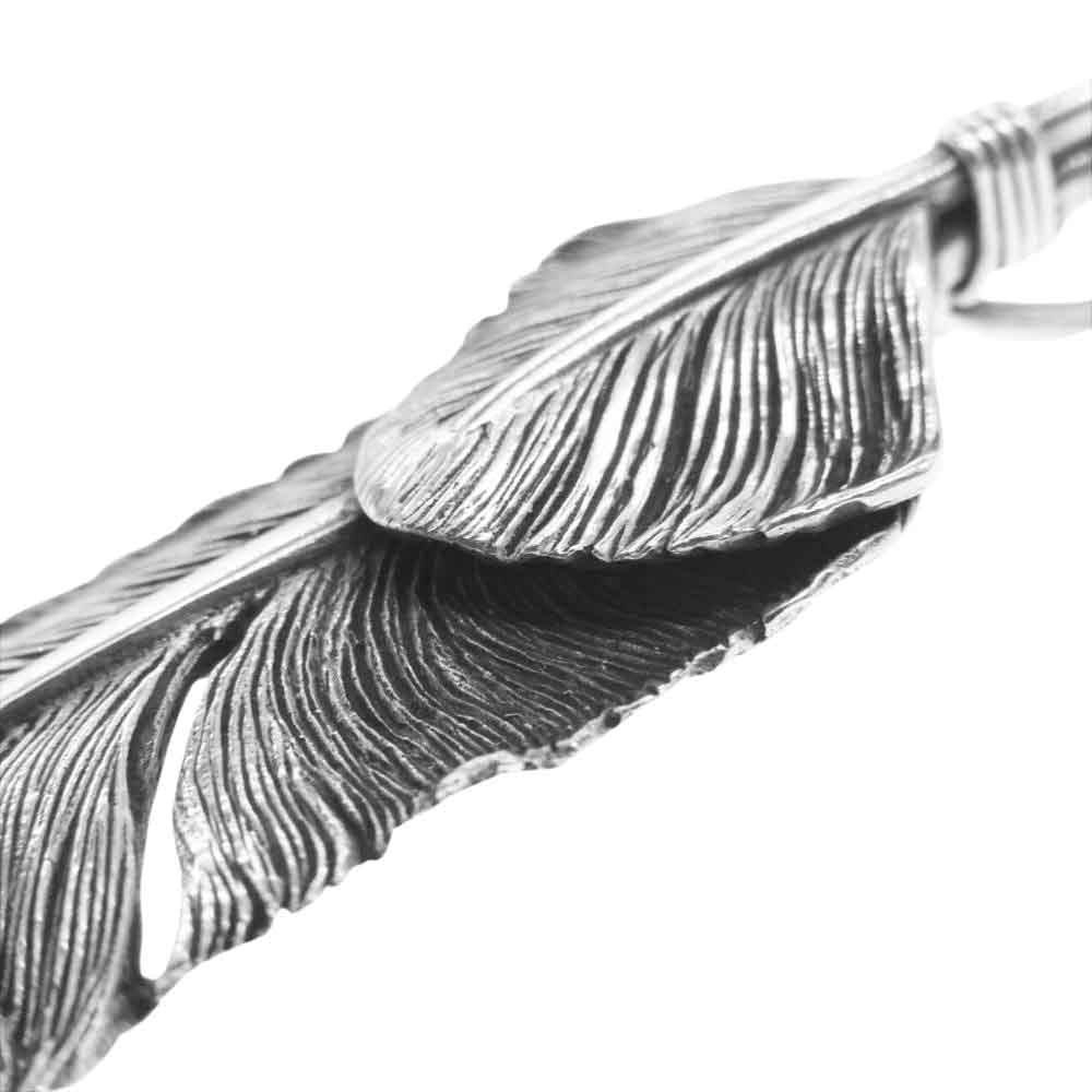 SAAD サード P-421-S-L ハートフェザー ペンダントトップ 63ｍｍ×17mm シルバー系【中古】