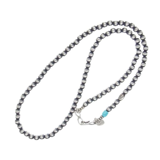 エルエフシー Sleeping Beauty スリーピングビューティ ターコイズ付き シルバービーズ ネックレスチェーン シルバー系【中古】