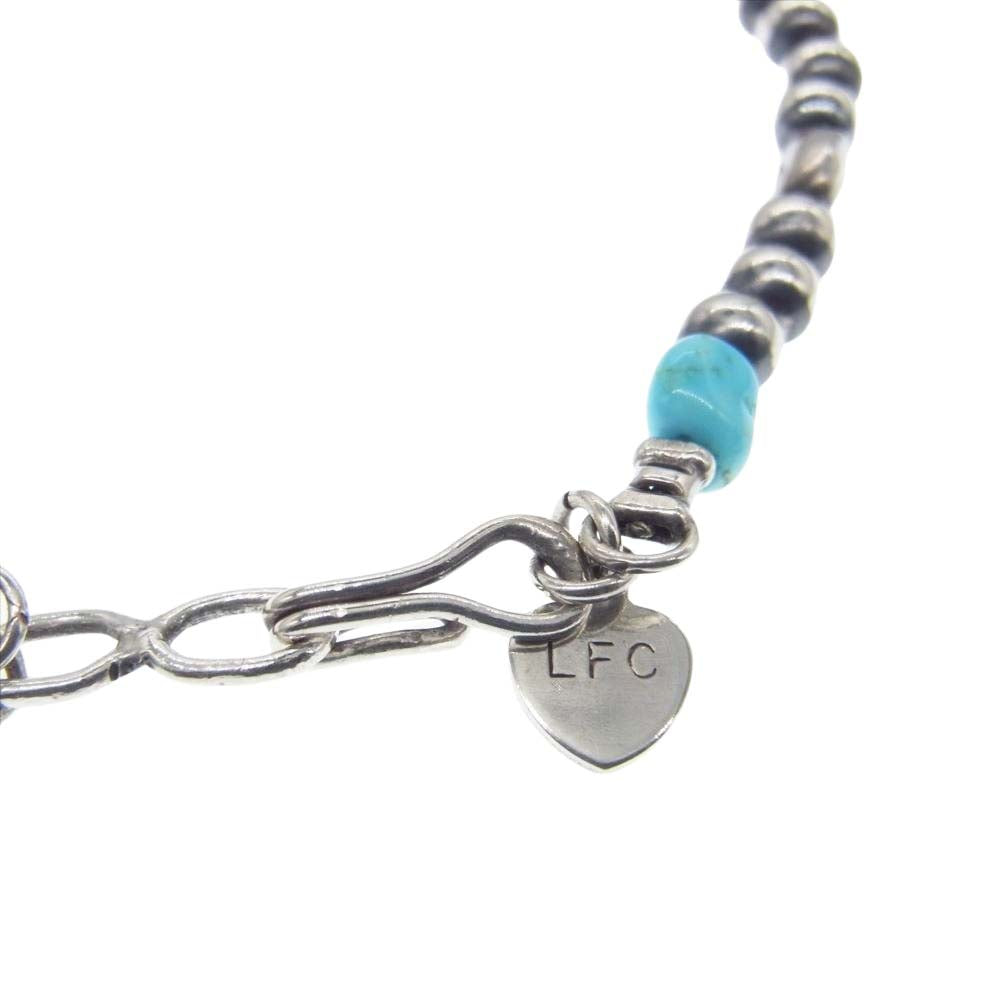 エルエフシー Sleeping Beauty スリーピングビューティ ターコイズ付き シルバービーズ ネックレスチェーン シルバー系【中古】