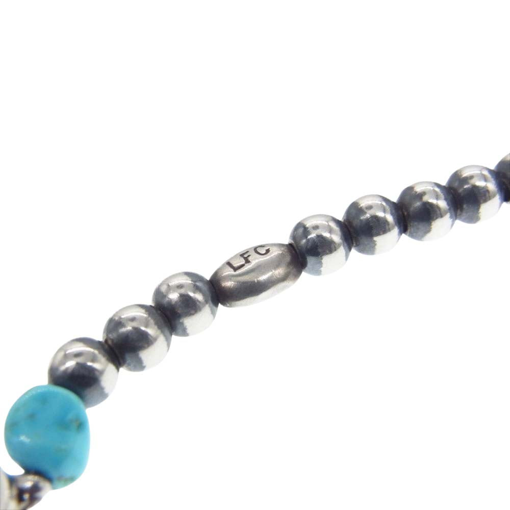 エルエフシー Sleeping Beauty スリーピングビューティ ターコイズ付き シルバービーズ ネックレスチェーン シルバー系【中古】