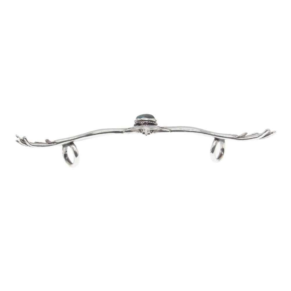 SAAD サード × LFC エルエフシー ターコイズ付き 大イーグル Lサイズ ペンダントトップ シルバー系【中古】