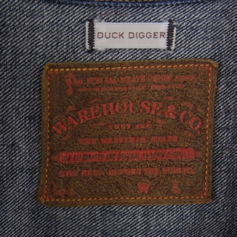 WAREHOUSE ウエアハウス DUCK DIGGER 1st T-BACK デニムジャケット インディゴブルー系 46【中古】
