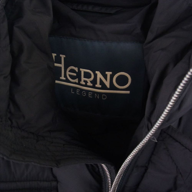 Herno ヘルノ P1004ULE-19288-9200 L'ESKIMO エスキモー ダウン コート ジャケット ダークネイビー系 50【中古】