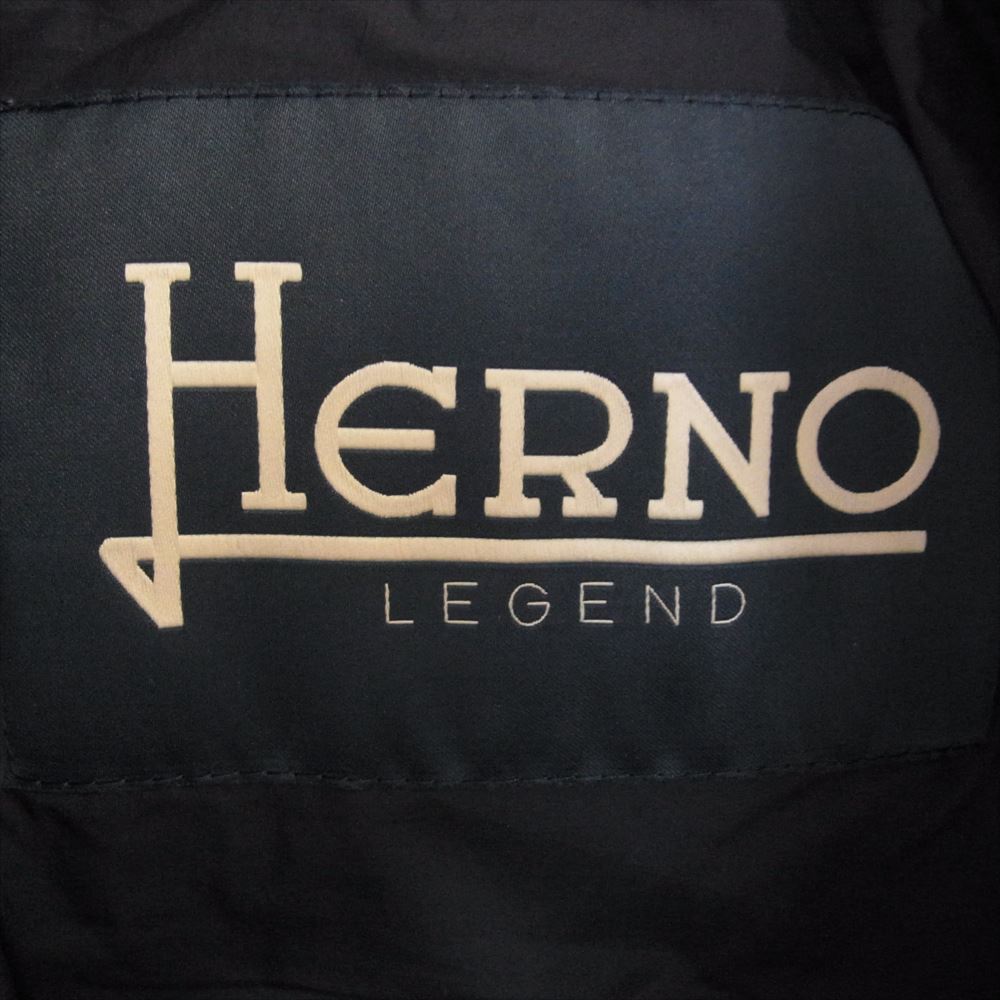 Herno ヘルノ P1004ULE-19288-9200 L'ESKIMO エスキモー ダウン コート ジャケット ダークネイビー系 50【中古】