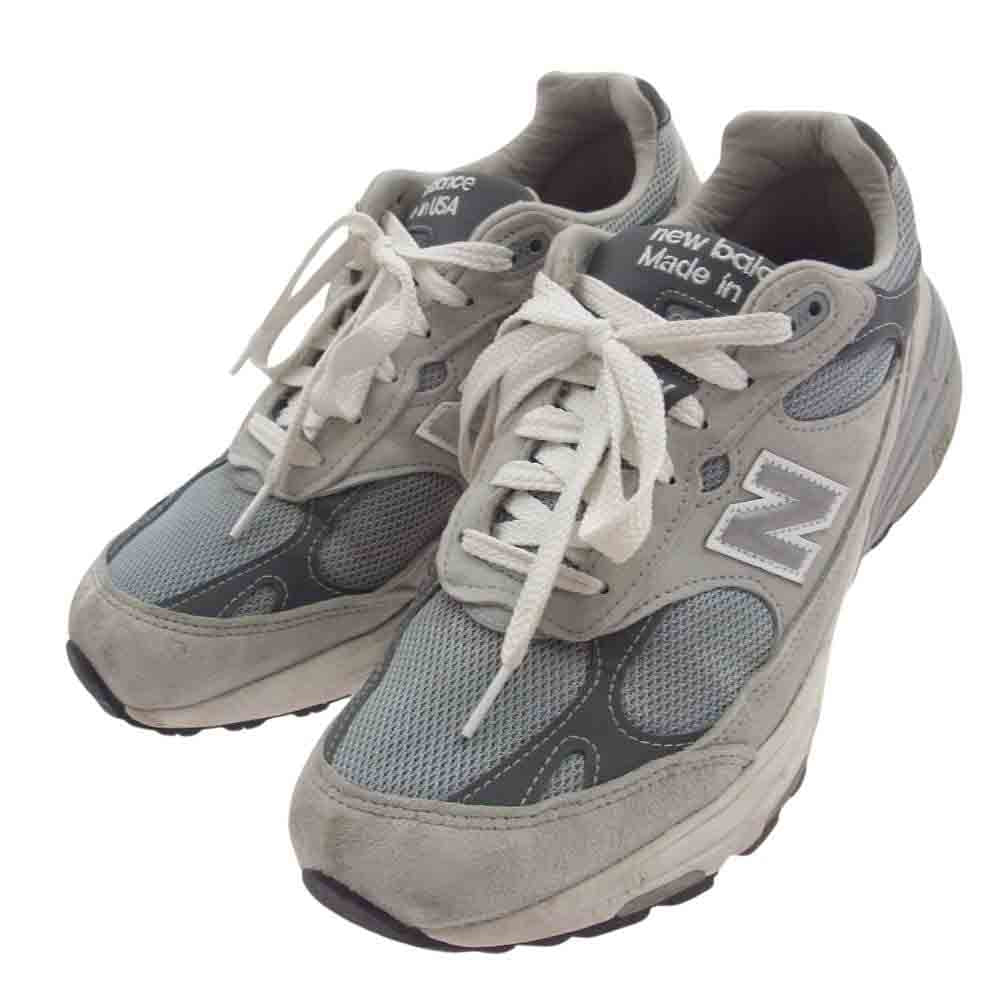NEW BALANCE ニューバランス MR993GL USA製 made in USA スエード ローカット スニーカー グレー系 27.5cm【中古】