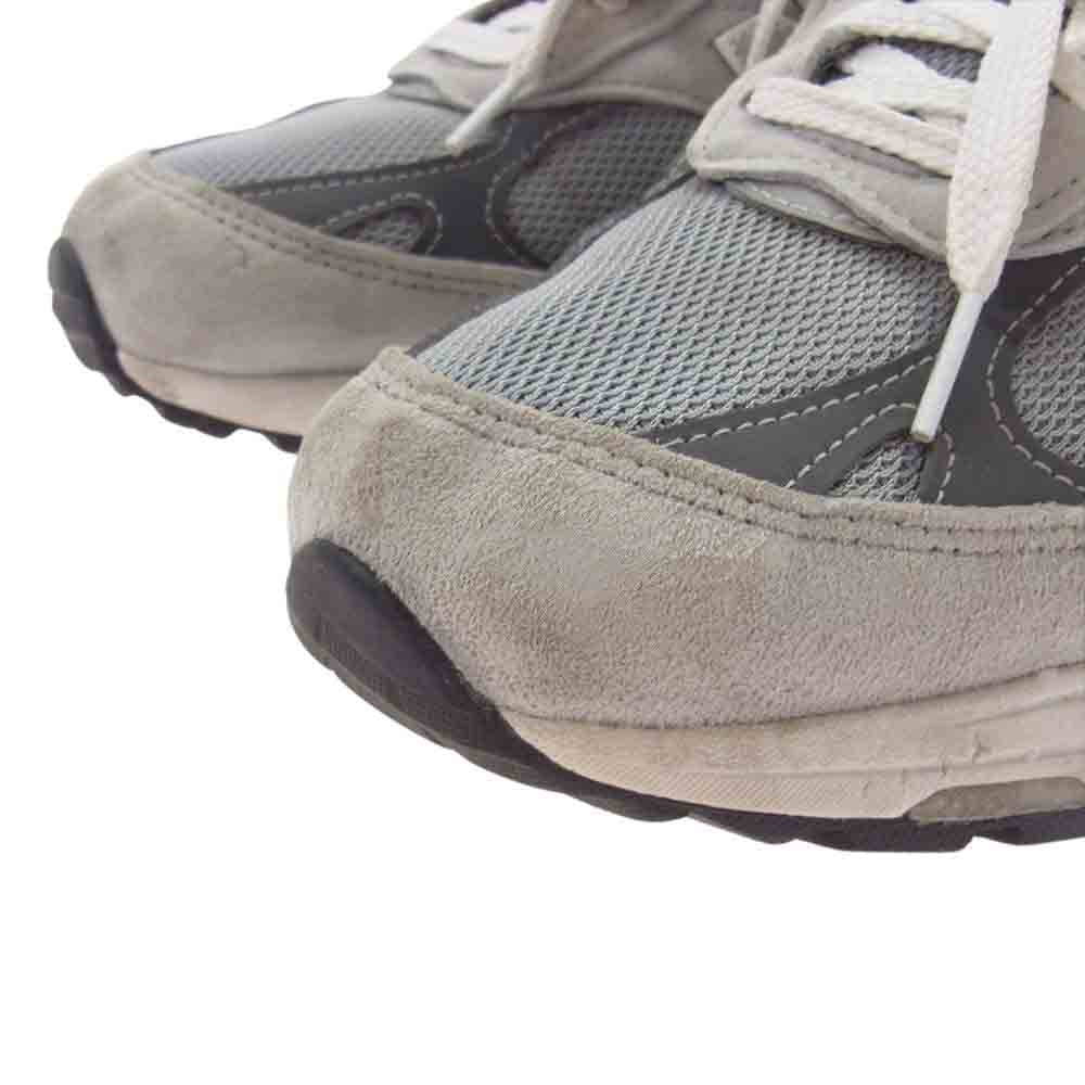 NEW BALANCE ニューバランス MR993GL USA製 made in USA スエード ローカット スニーカー グレー系 27.5cm【中古】
