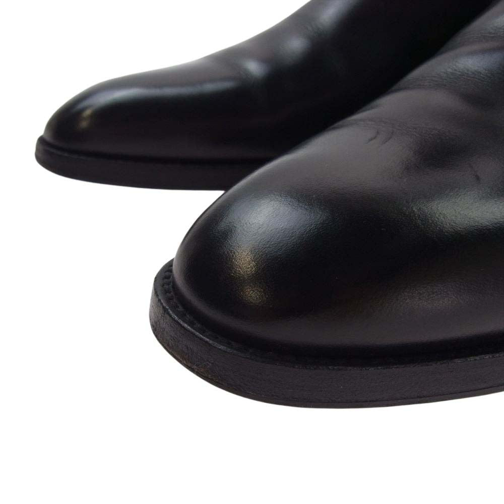 SAINT LAURENT サンローラン 442258 WYATT 60 ZIP BOOT クラシック ワイアット ブーツ  ブラック系 43【中古】