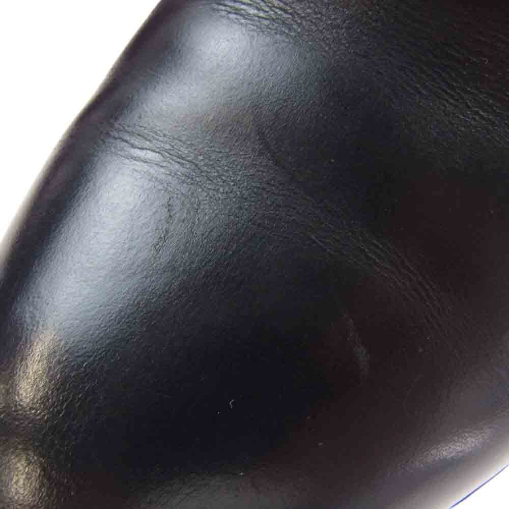 SAINT LAURENT サンローラン 442258 WYATT 60 ZIP BOOT クラシック ワイアット ブーツ  ブラック系 43【中古】