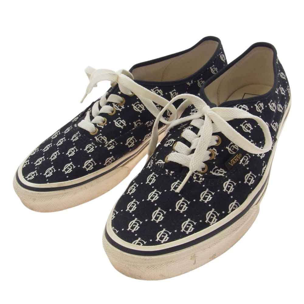 VANS バンズ × GLADHAND グラッドハンド AUTHENTIC 10周年記念 オーセンティック スニーカー ブラック系 28cm【中古】