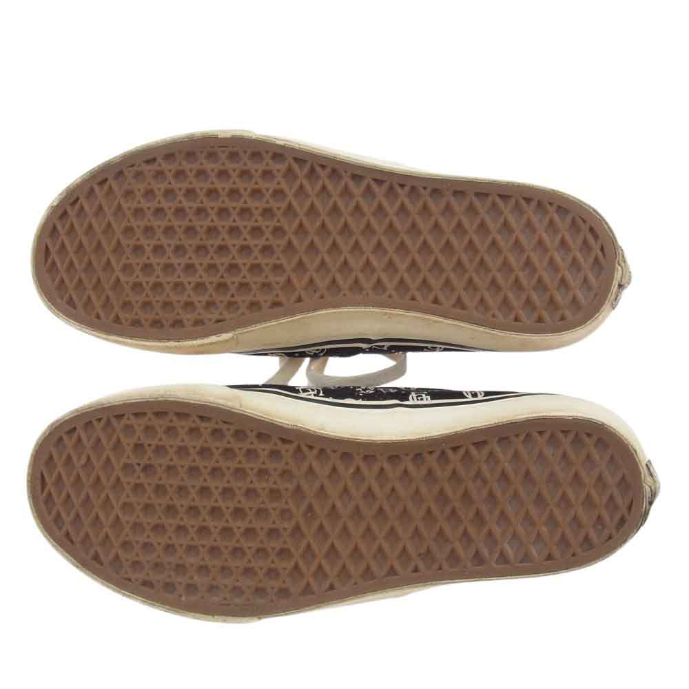 VANS バンズ × GLADHAND グラッドハンド AUTHENTIC 10周年記念 オーセンティック スニーカー ブラック系 28cm【中古】