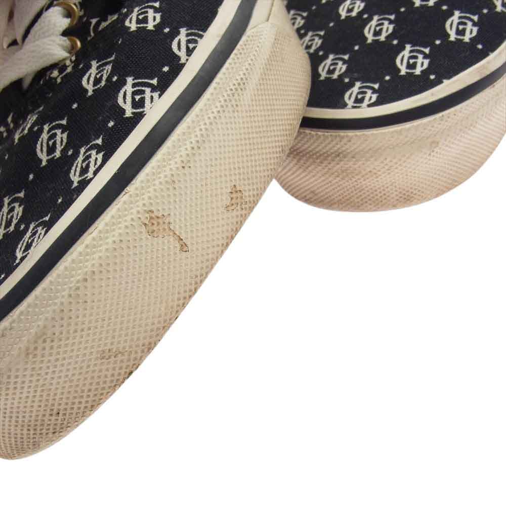 VANS バンズ × GLADHAND グラッドハンド AUTHENTIC 10周年記念 オーセンティック スニーカー ブラック系 28cm【中古】