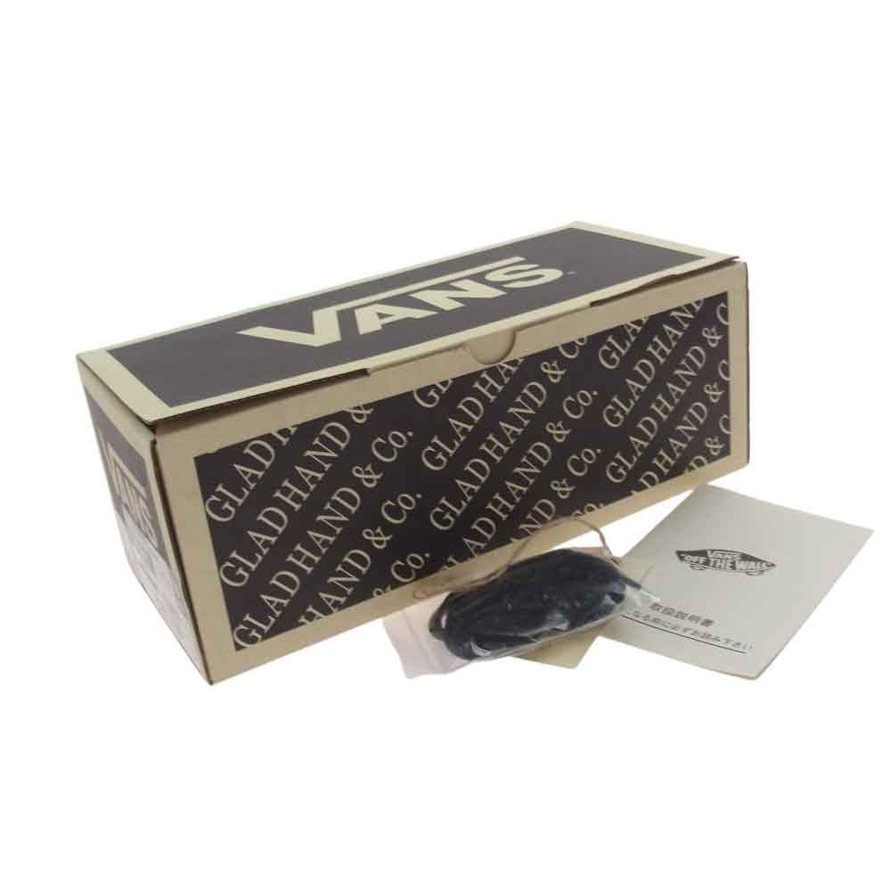 VANS バンズ × GLADHAND グラッドハンド AUTHENTIC 10周年記念 オーセンティック スニーカー ブラック系 28cm【中古】
