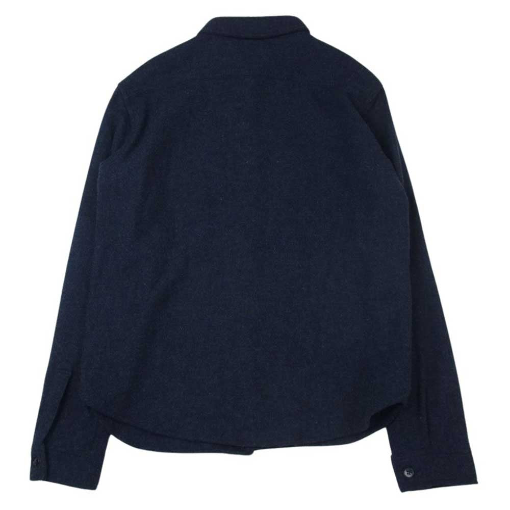 ブラードクロージング BLD031 WOOL SPORTS SHIRTS ウール ワーク シャツ ネイビー系 40【中古】