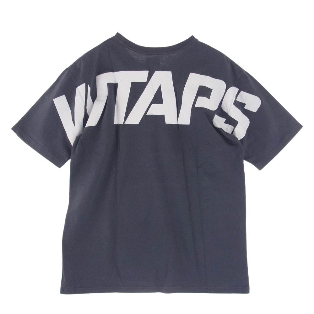 WTAPS ダブルタップス 201PCDT-ST15S STENCIL ステンシル スクリーンプリント 半袖 Tシャツ チャコール系 03【中古】