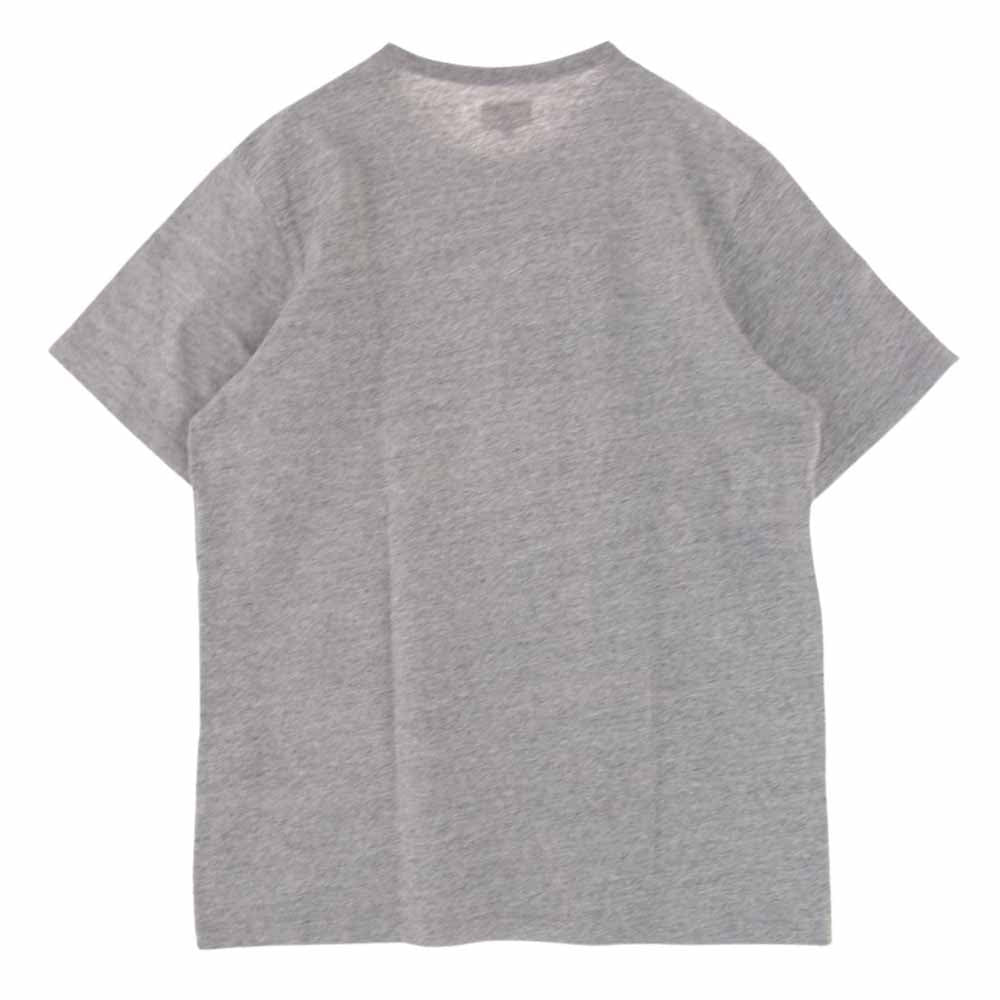 Supreme シュプリーム 19AW  Flame S/S Top フレイム 半袖 Tシャツ ファイヤー カットソー グレー系 L【中古】