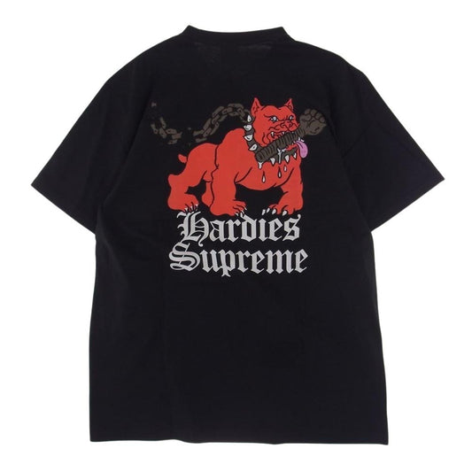 Supreme シュプリーム 23SS  Hardies Dog Tee ハーディーズ ドック 半袖 Tシャツ ブラック系 L【中古】