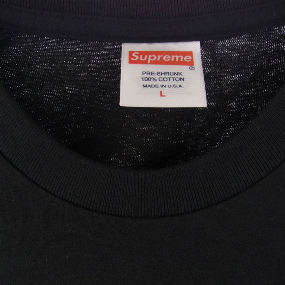 Supreme シュプリーム 23SS  Hardies Dog Tee ハーディーズ ドック 半袖 Tシャツ ブラック系 L【中古】