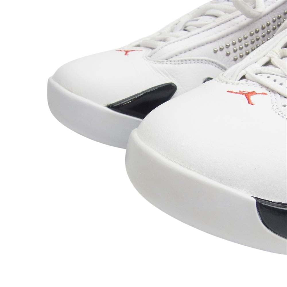 Supreme シュプリーム 19SS BV7630-106 × Nike Air Jordan 14 Retro White University Red ナイキ エアジョーダン14 レトロ ホワイト ユニバーシティレッド スニーカー ホワイト系 27cm【中古】