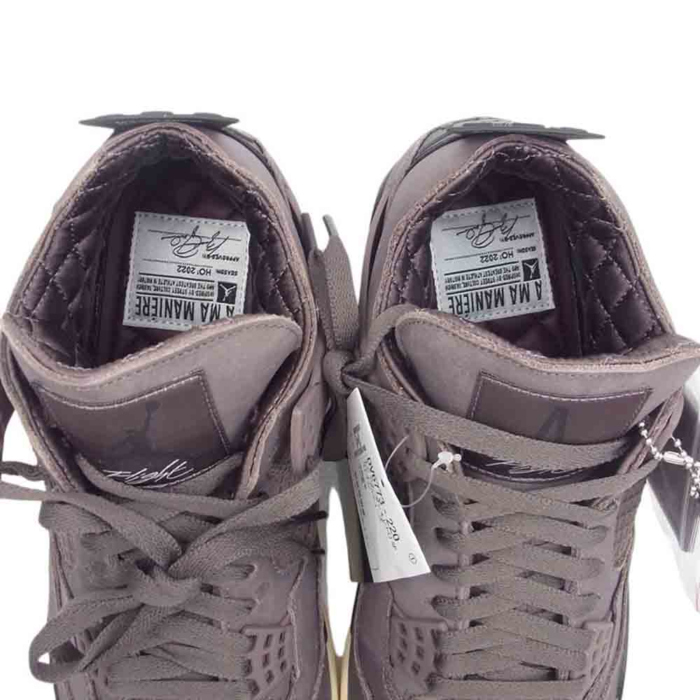 NIKE ナイキ DV6773-220 × A Ma Mani?re  Air Jordan 4 Violet Ore アママニエール エアジョーダン4 バイオレット オレ スニーカー ブラウン系 27cm【新古品】【未使用】【中古】