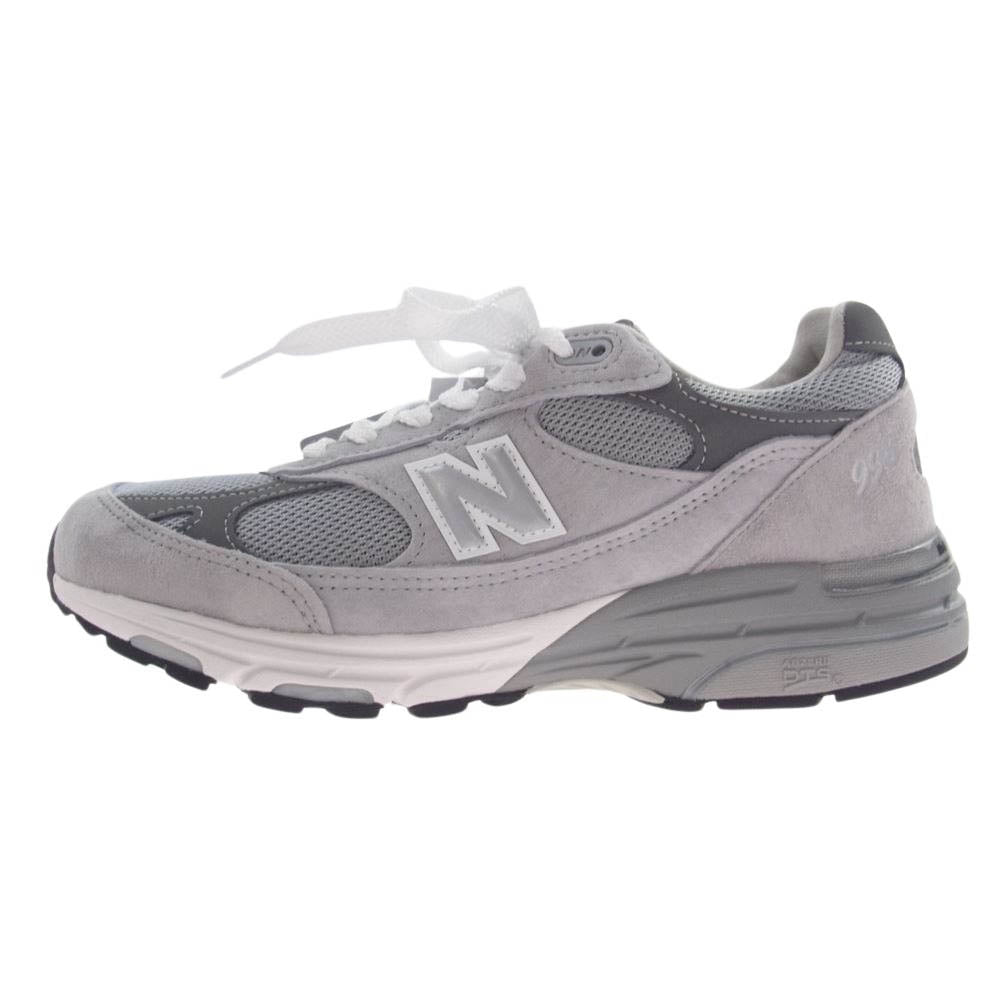 NEW BALANCE ニューバランス MR993GL USA製 MADE IN USA スエード ローカット スニーカー グレー系 26cm【新古品】【未使用】【中古】
