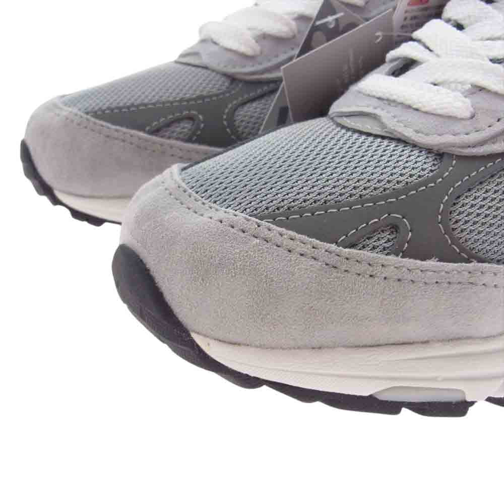 NEW BALANCE ニューバランス MR993GL USA製 MADE IN USA スエード ローカット スニーカー グレー系 26cm【新古品】【未使用】【中古】