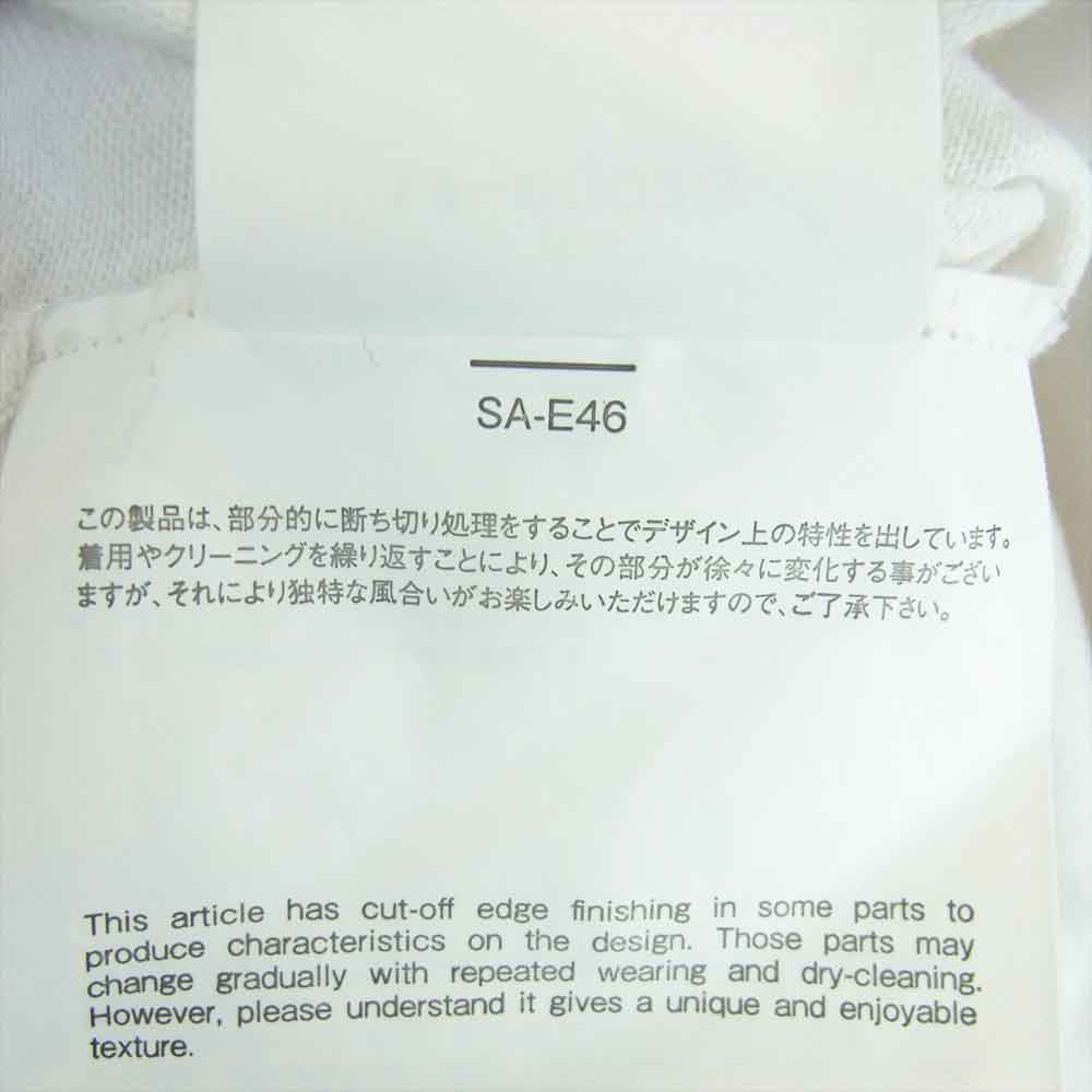 Sacai サカイ 19-0002S Melting Pot T-shirts メルティングポット クルーネック プリント 半袖 Tシャツ ホワイト ホワイト系 3【中古】