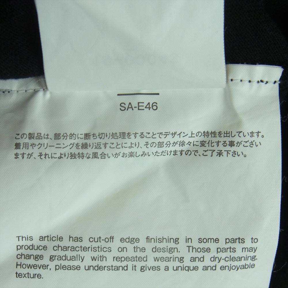 Sacai サカイ 19-0004S Melting Pot T-shirts メルティングポット クルーネック プリント 半袖 Tシャツ ブラック ブラック系 3【中古】