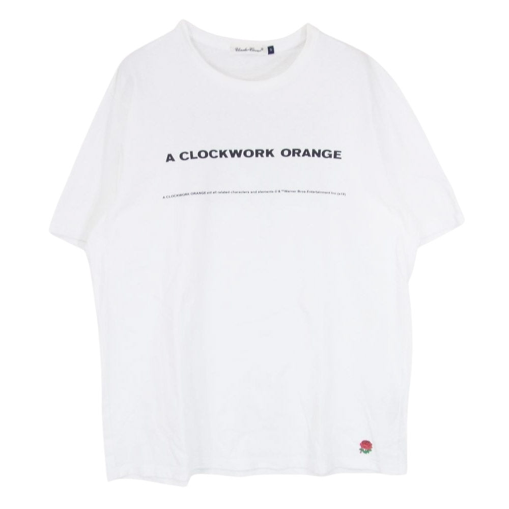 UNDERCOVER アンダーカバー A CLOCKWORK ORANGE 時計仕掛けのオレンジ バックプリント Tシャツ ホワイト ホワイト系 5【中古】