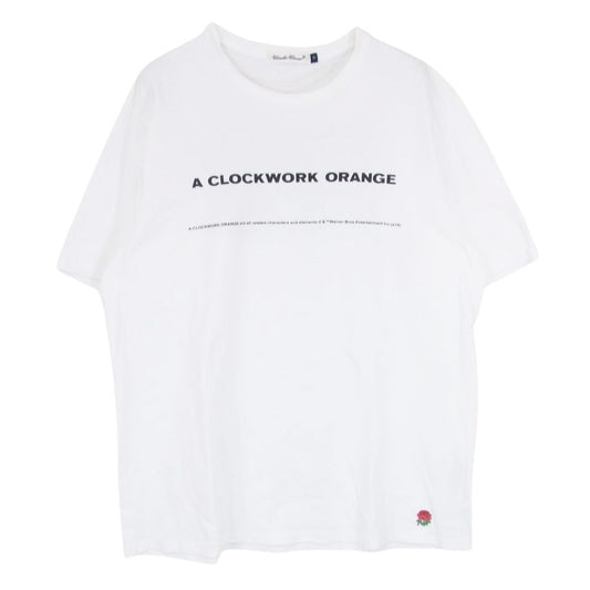 UNDERCOVER アンダーカバー A CLOCKWORK ORANGE 時計仕掛けのオレンジ バックプリント Tシャツ ホワイト ホワイト系 5【中古】