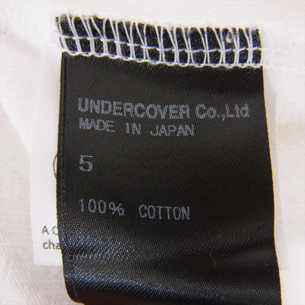 UNDERCOVER アンダーカバー A CLOCKWORK ORANGE 時計仕掛けのオレンジ バックプリント Tシャツ ホワイト ホワイト系 5【中古】