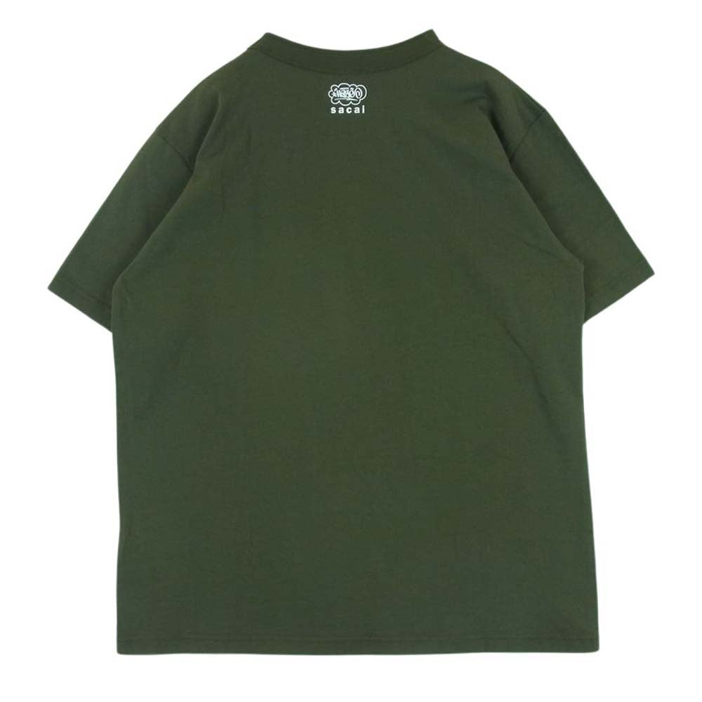 Sacai サカイ 21-0306S ERIC HAZE T-SHIRT エリックヘイズ FEEL IT フロントプリント クルーネック 半袖 Tシャツ【中古】