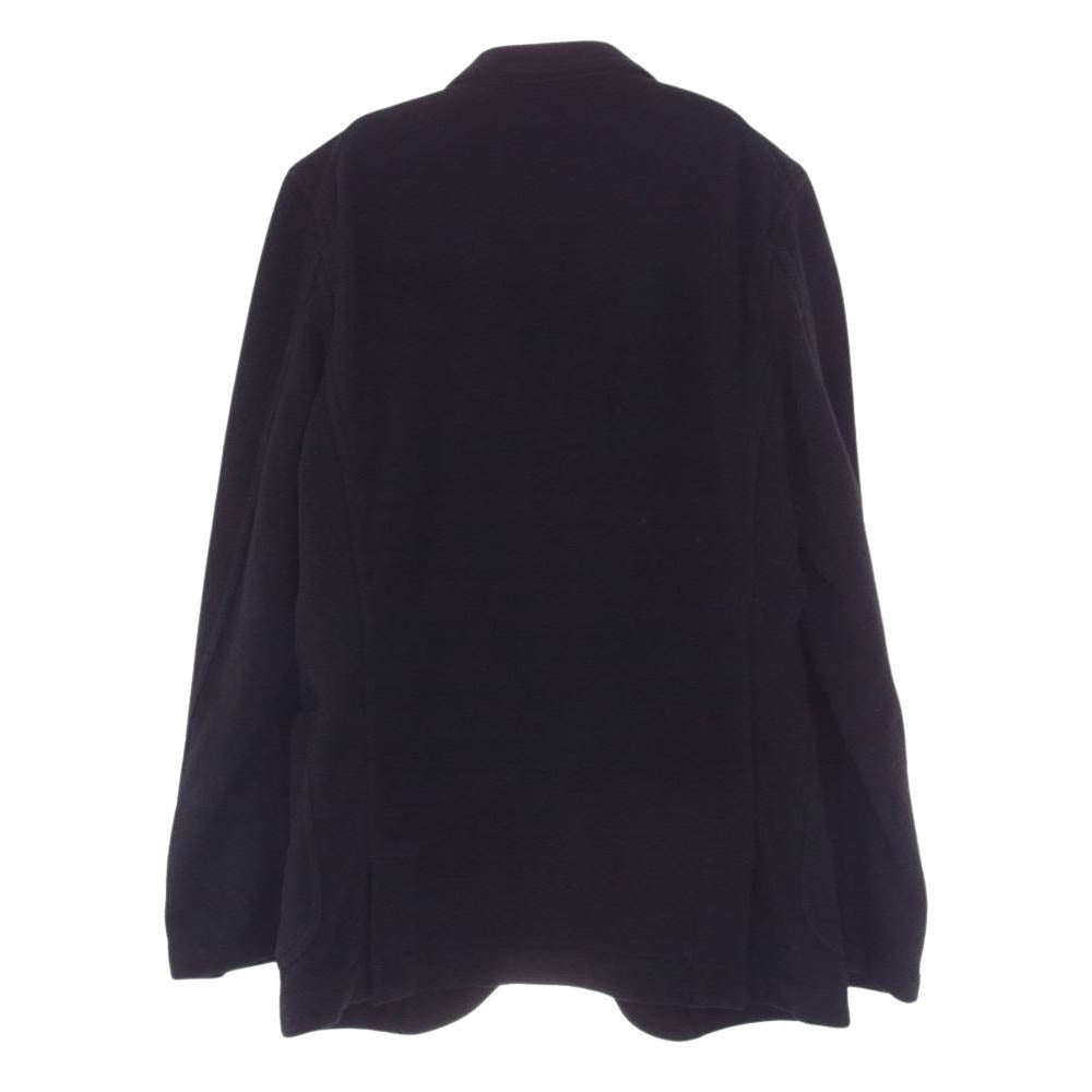 COMME des GARCONS HOMME DEUX コムデギャルソンオムドゥ AD2015 DP-J044 圧縮ウール 製品加工 2WAYカラー テーラードジャケット ブラック系 M【中古】