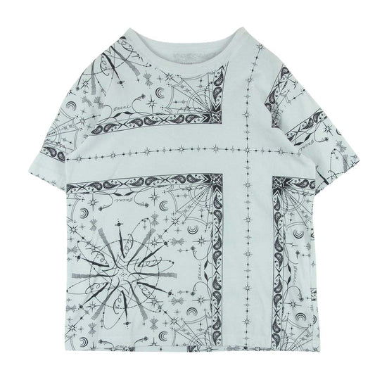 Sacai サカイ 20-02343M Dr.Woo ドクターウー Bandana Print T-Shirt バンダナ プリント 半袖 Tシャツ ホワイト系 3【中古】