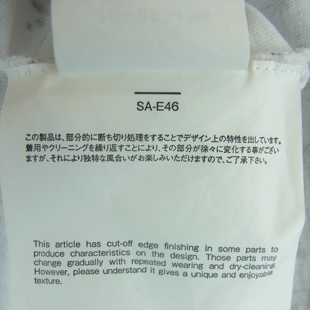 Sacai サカイ 20-02343M Dr.Woo ドクターウー Bandana Print T-Shirt バンダナ プリント 半袖 Tシャツ ホワイト系 3【中古】
